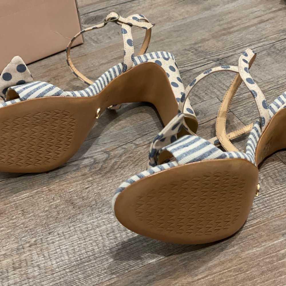 Vicenza striped and dotted heels- size 9 - Picture 2 of 2